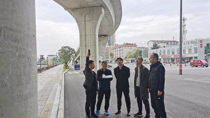 綿陽市一(yī / yì ／yí)環路北段東延線工程（止于(yú)S205）一(yī / yì ／yí)标段現場檢查引橋