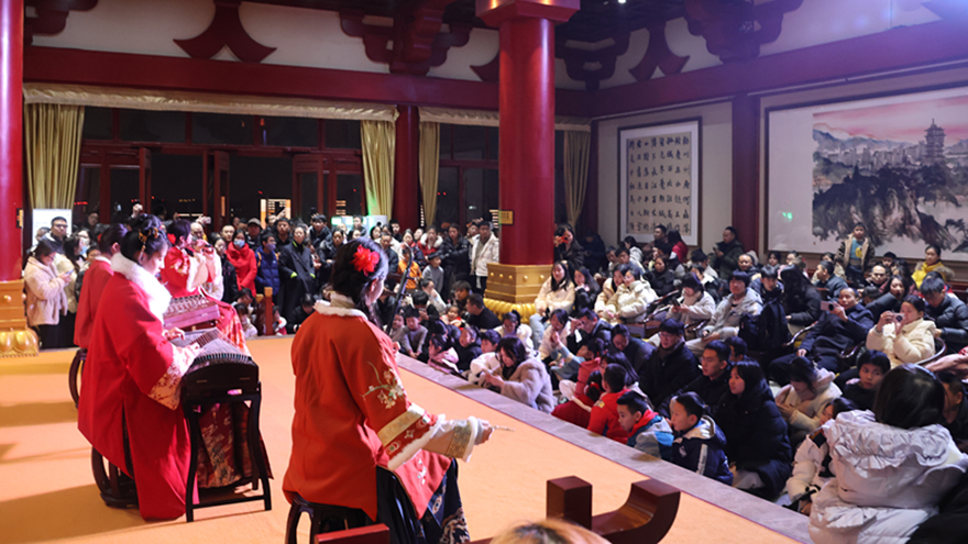 “瓊樓雅樂”演出(chū)現場